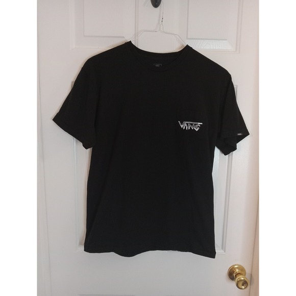 VANS Men's Med Tee T-Shirt Short Sleeve Black Rowan Zorilla Skull Flames Medium - Picture 5 of 16